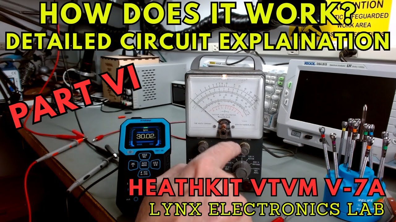 HEATHKIT V-7A VTVM: Circuit Analysis Explained