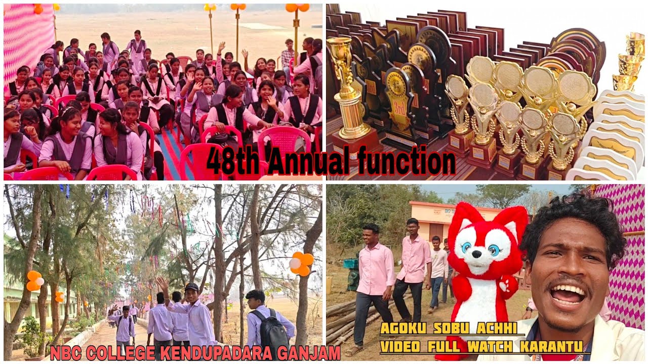 Morning view of 48th Annual function at NBC College Kendupadara, ganjam @Mr.Ananta_Vlogs 