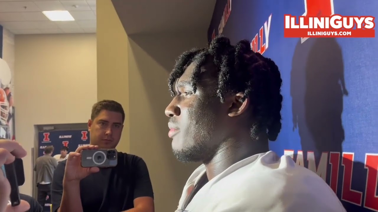 Illinois OLB Gabe Jacas Pre-Week 3 vs. Central Michigan Media Session - Sept. 11, 2024