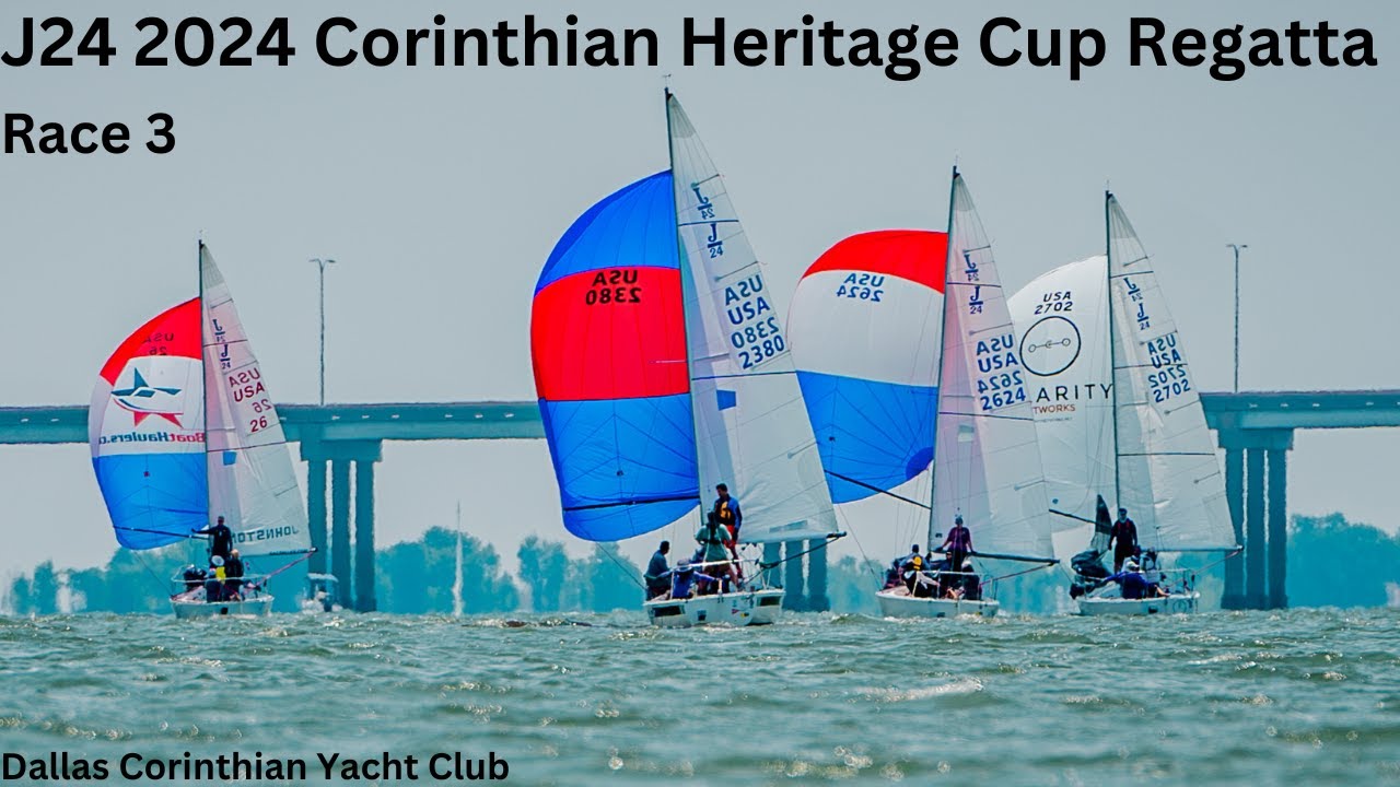 J24 2024 Corinthian Heritage Cup Regatta Race 3