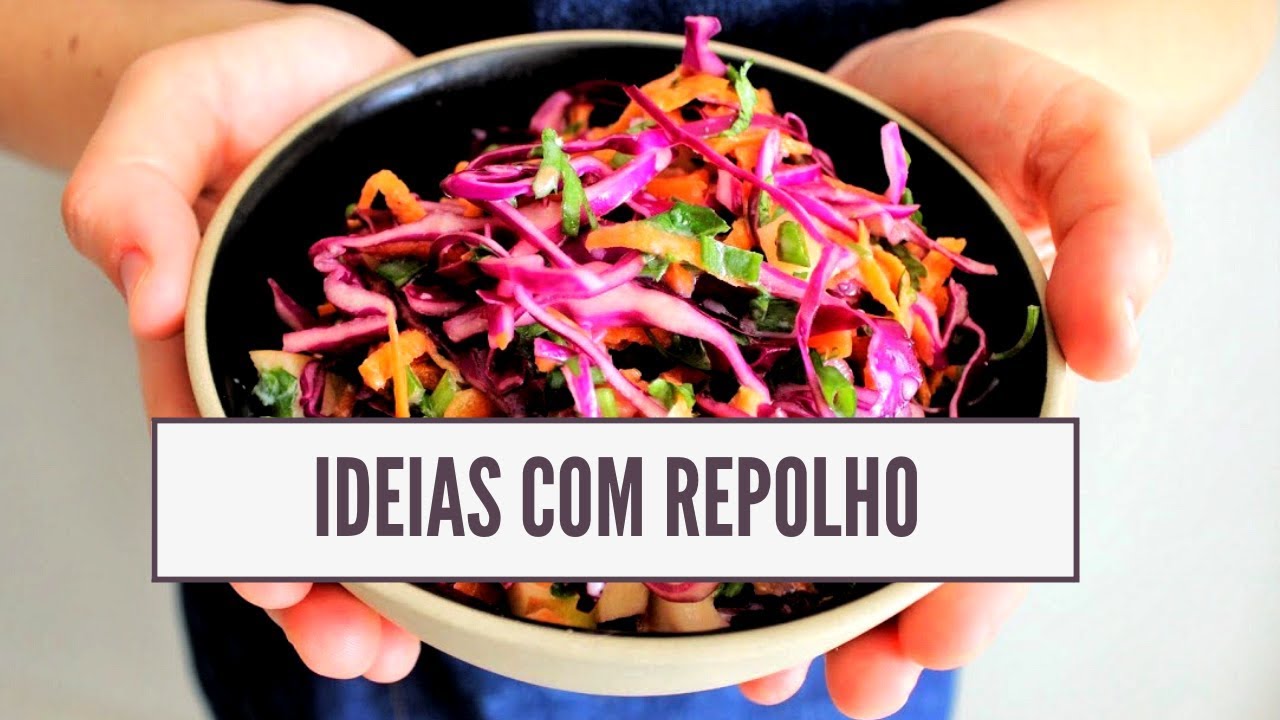 IDEIAS DE RECEITAS COM REPOLHO | 3 receitas práticas e saudáveis | MARINA MORAIS