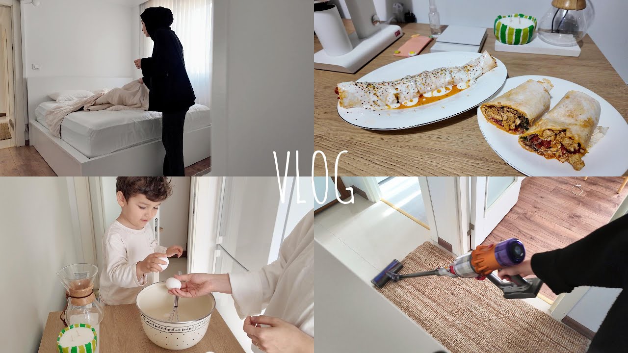 36I Evde Günlük Rutinler 🛋️ Temizlik , Akşam Yemeği, Ağlayan Pasta 🍰