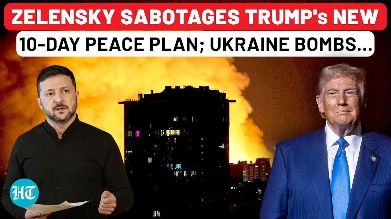 Zelensky Sabotages Trump's New 10-Day Peace Plan? Bombs Russia-Held City, Puts 150,000 People In…