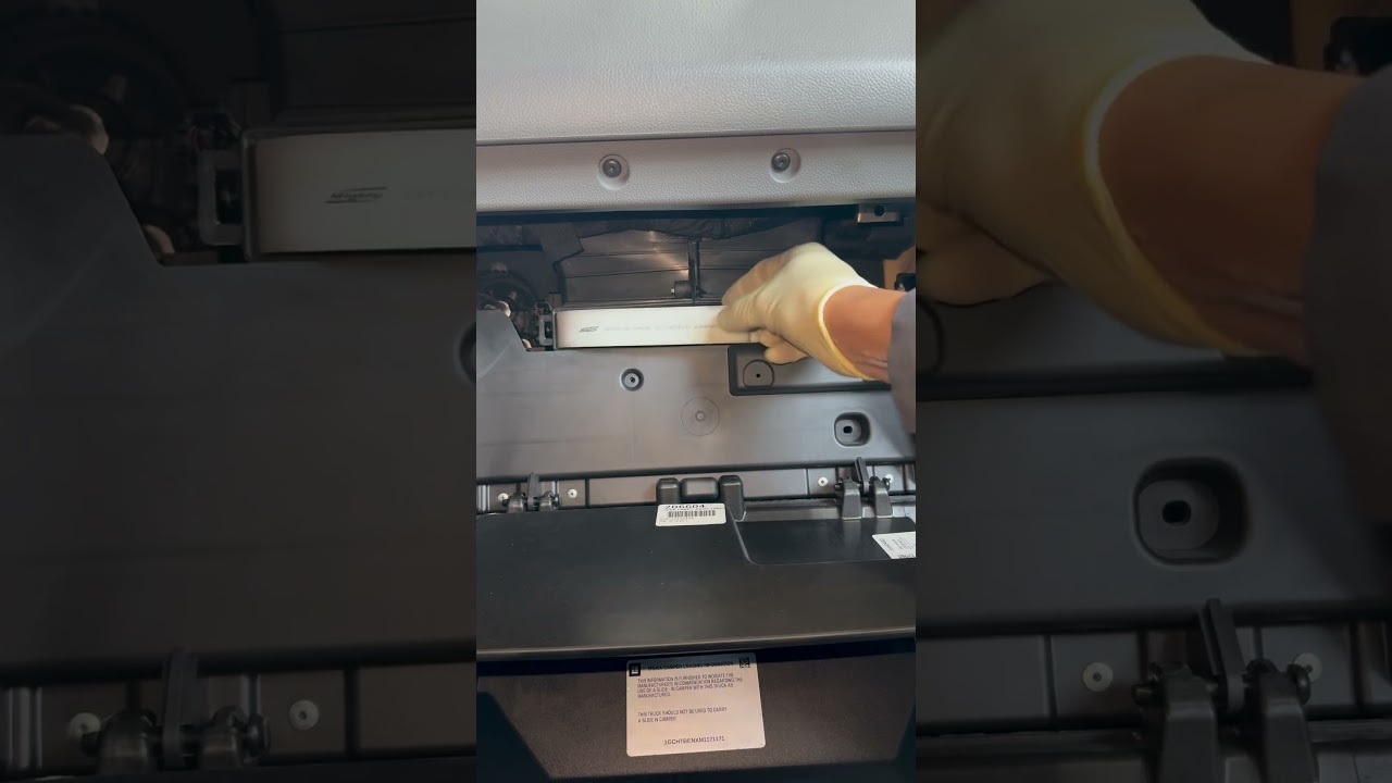 2021 Chevy Colorado Cabin Air Filter Location & Replacement #cabinfilter