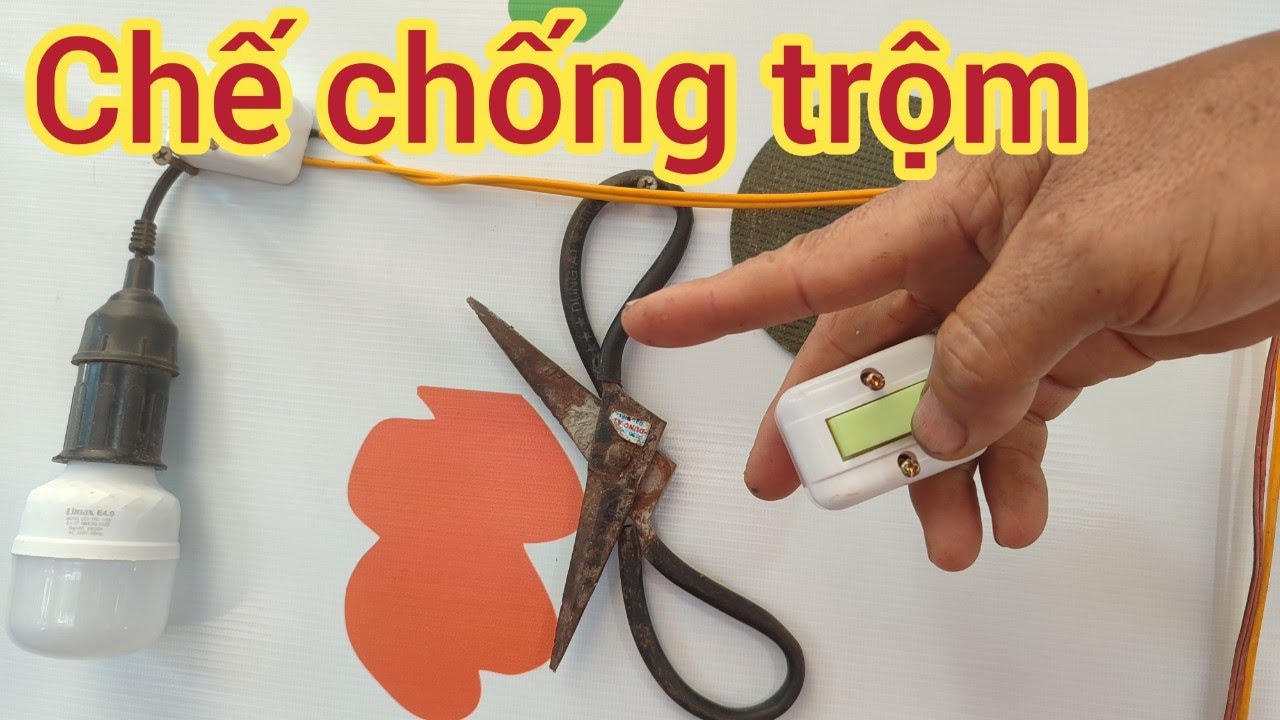 Chế chống trộm cực hay rẻ tiền ai cũng làm được cho nhà của mình l cách chống trộm l chống trộm