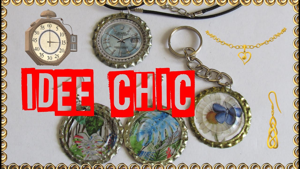 Idee Chic da realizzare con i tappi a corona #idee #craft