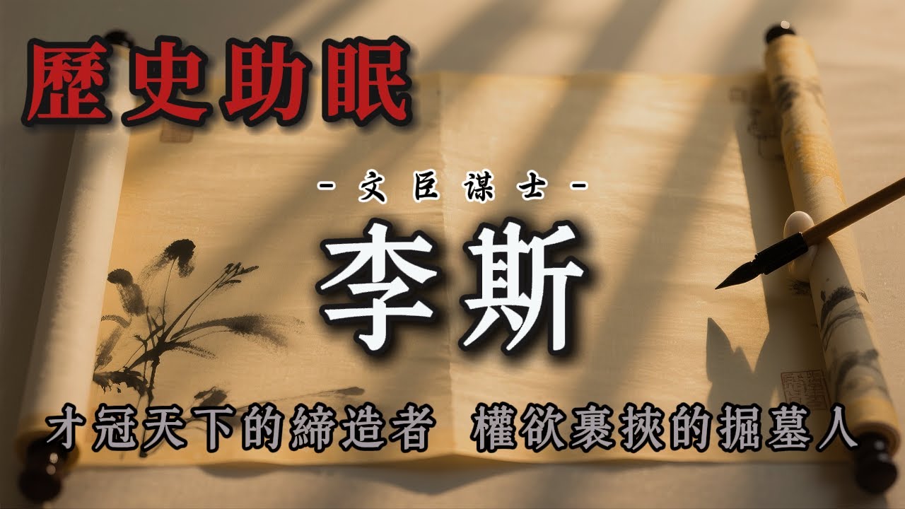 34分鐘聽完｜帝國總設計師李斯：帝國締造者與權欲囚徒的雙面人生
