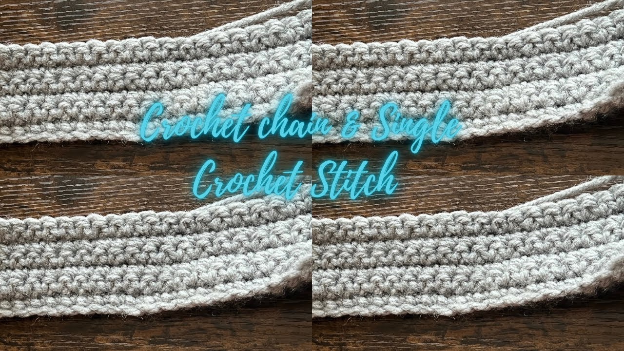 How to crochet for absolute beginners part1/ VERY SLOW DEMONSTRATION/ Step by Step Single Crochet