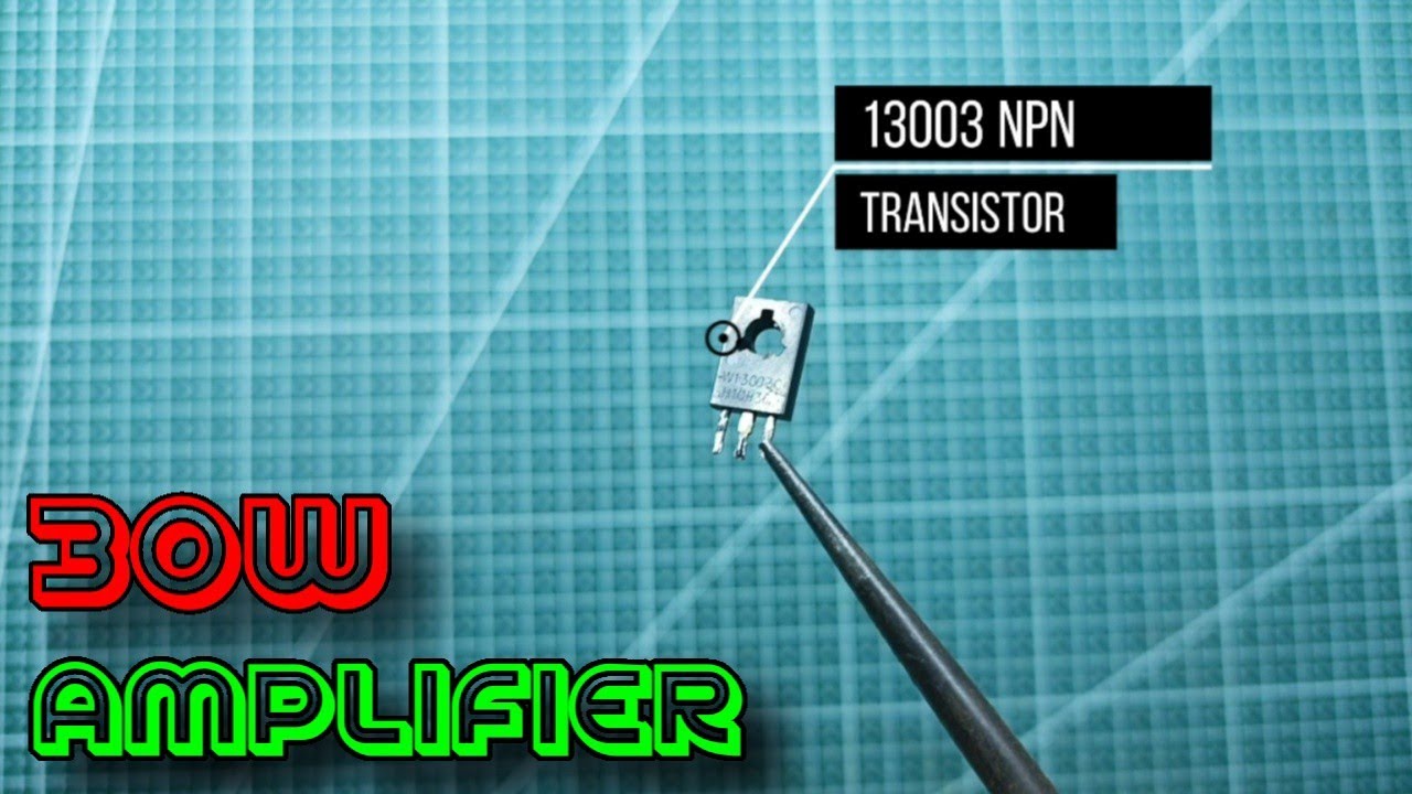 13003 TRANSİSTÖR 5V VERY POWERFUL AMPLİFİER - 13003 TRANSİSTÖR  5V ÇOK GÜÇLÜ AMFİ YAPIMI