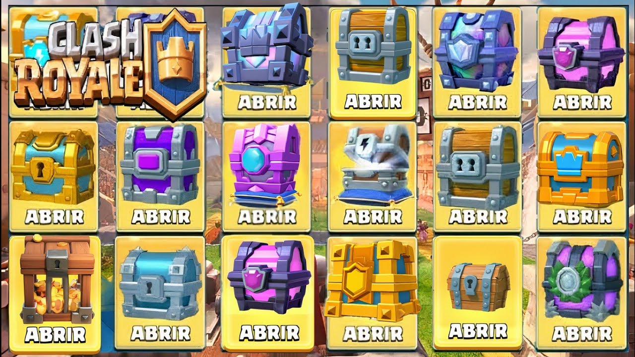 ¡ABRIENDO ABSOLUTAMENTE TODOS LOS COFRES DE CLASH ROYALE! (Gusidonas)