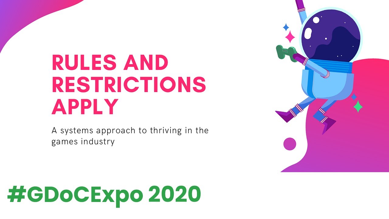 Rules and Restrictions Apply #GDoCExpo 2020