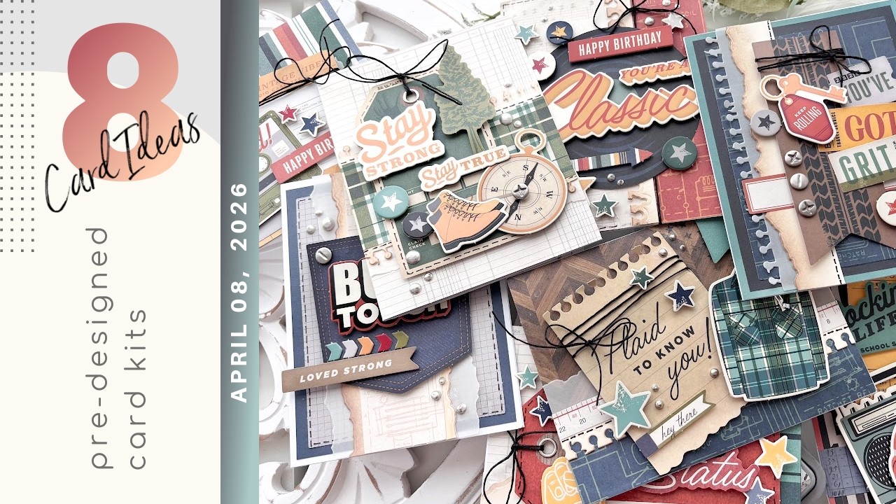 MASCULINE CARDS Made Simple: LEVEL UP Your Simple Stories Simple Cards Rustic Legend Kit
