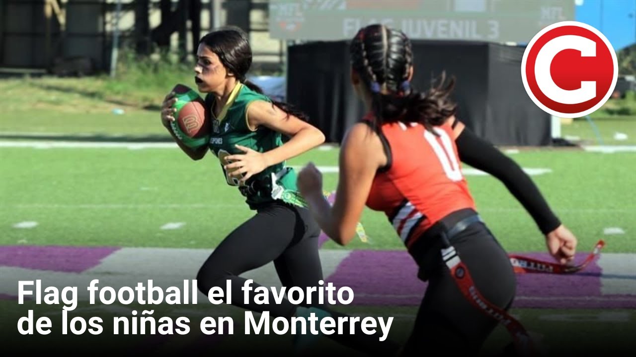 Flag football el favorito de los niñas en Monterrey