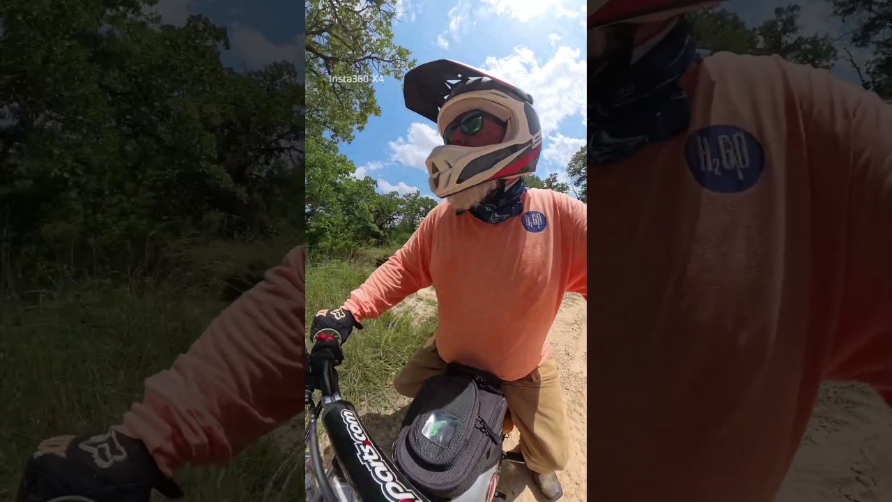 Trail ride on the Honda Monkey at Red River Motorcycle Trails. 