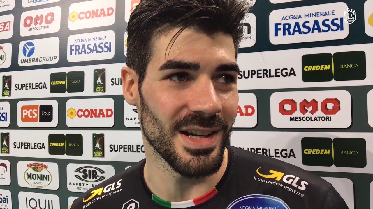 Così Lanza dopo il 3-0 con Verona #goSir #BlockDevils