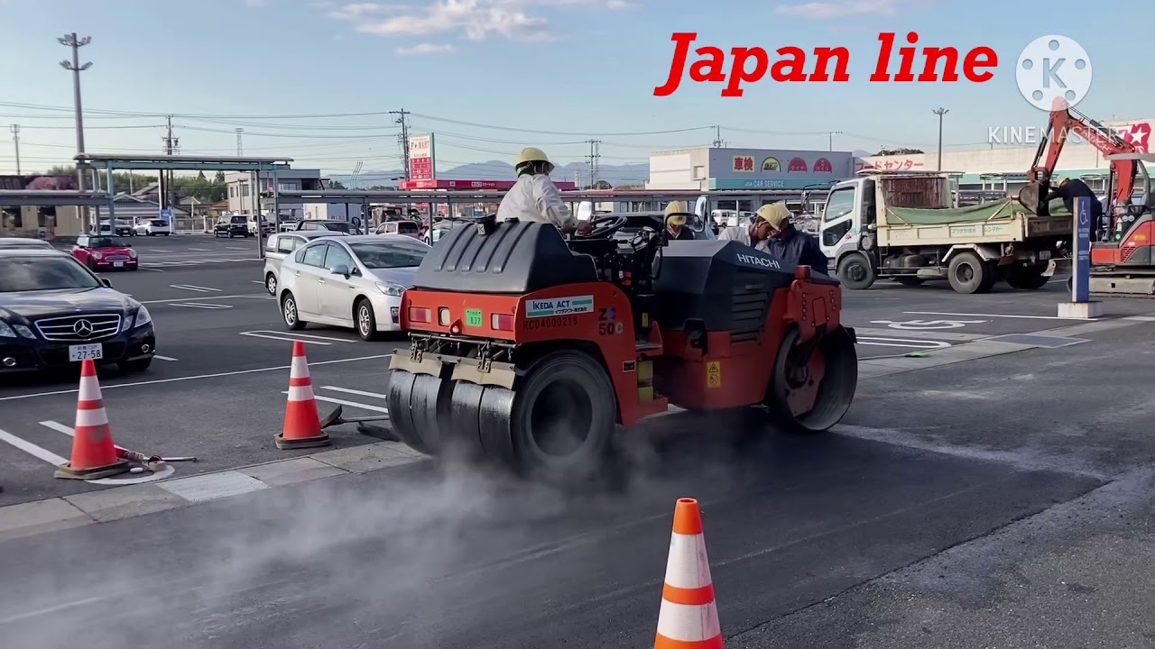 Awesome Japanese road repair .