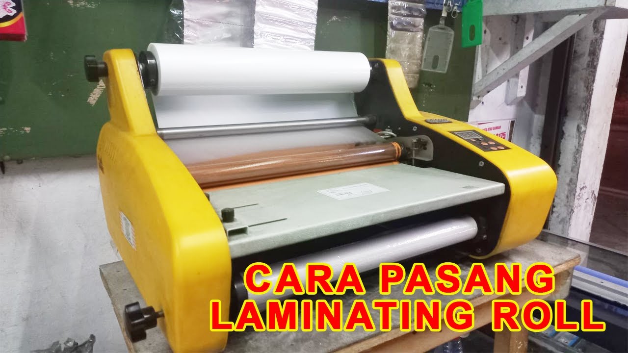 Tutorial Pemasangan Laminating Roll #laminating #laminatingmachine