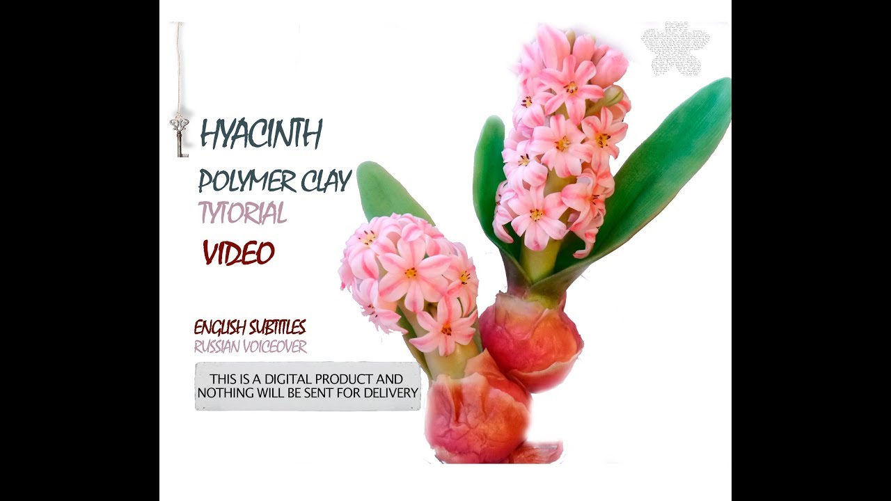 Tutorial of hyacinth from polymeric clay©