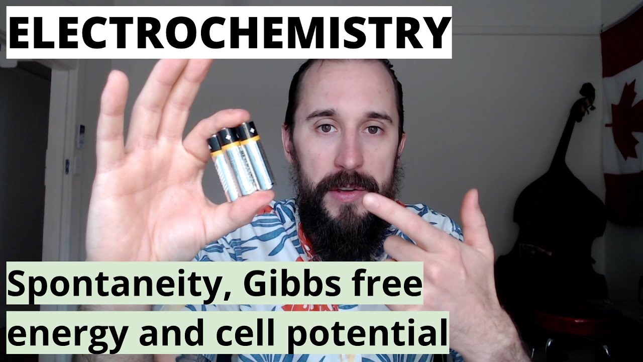Spontaneity, Gibbs free energy and cell potential (Electrochemistry #9)