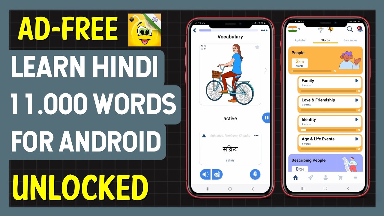 Best Free Learn Hindi 11.000 Words App for Android