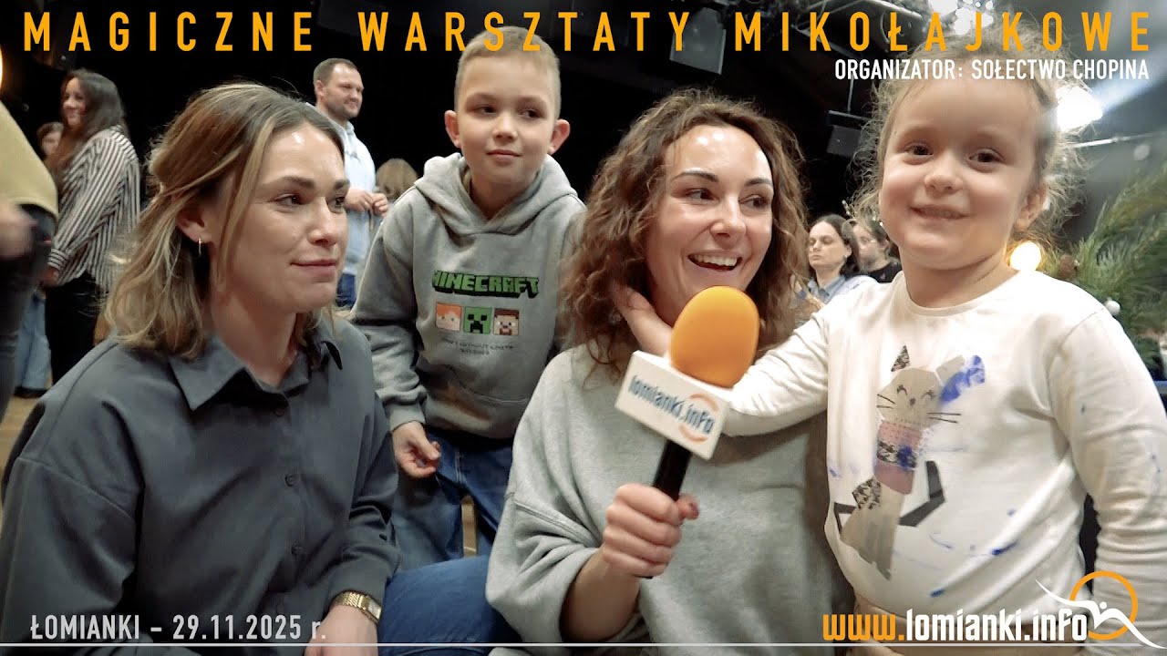 Magiczne warsztaty mikołajkowe - sołectwo Łomianki Chopina / 2025 11 29 / www.lomianki.info