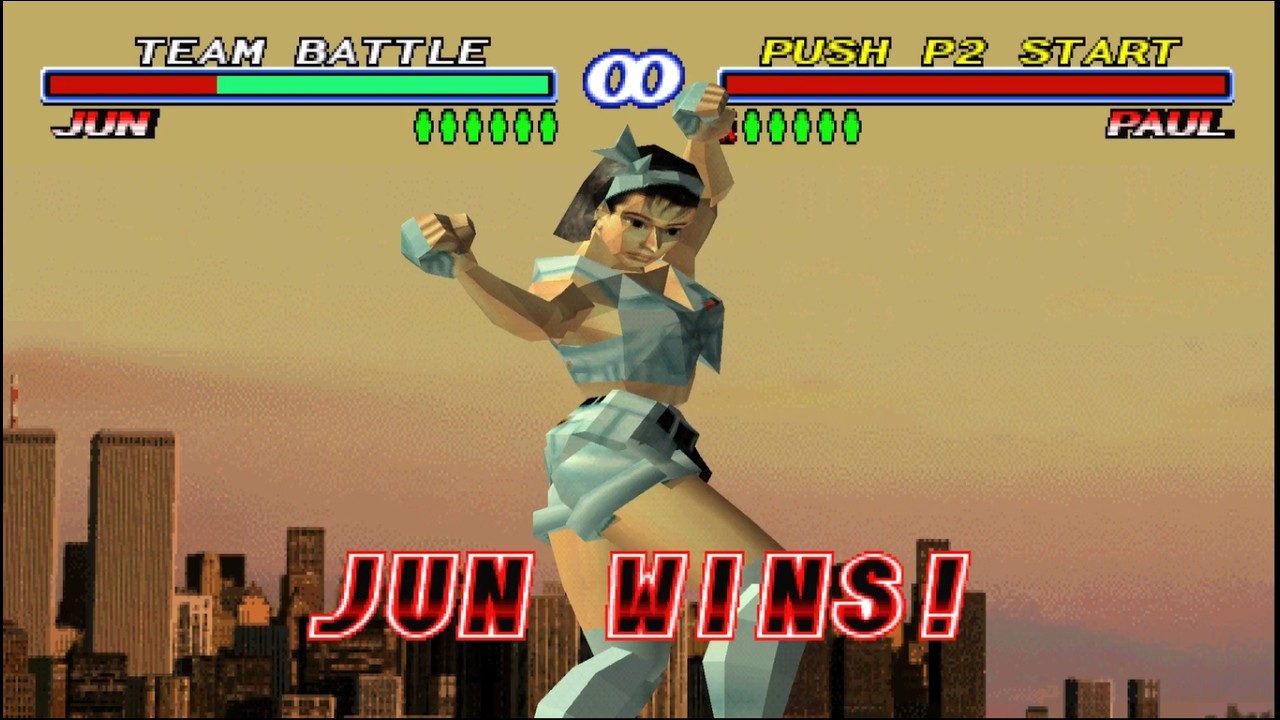 Командный бой в Tekken 2 #189