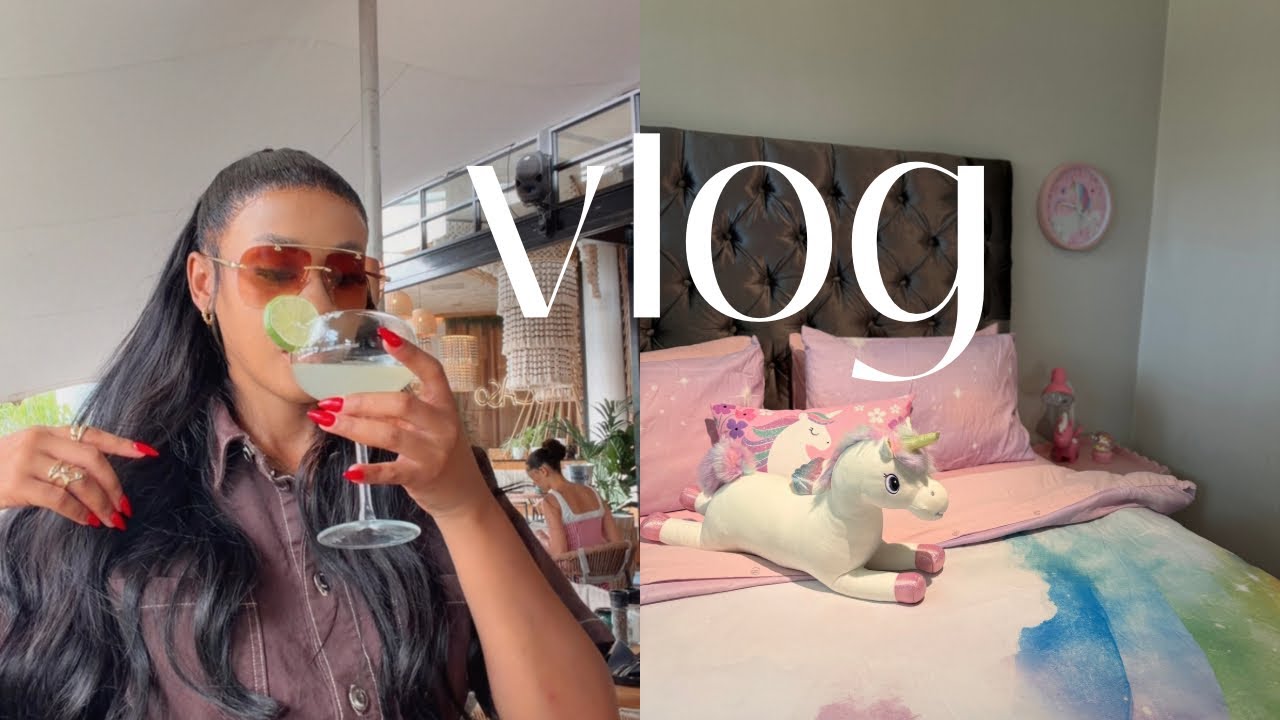 Vlog: Ocaso resturant in Rosebank  pure bliss 👌/ Unicorn room makeover for Onka/ Ndondonelisiwe 