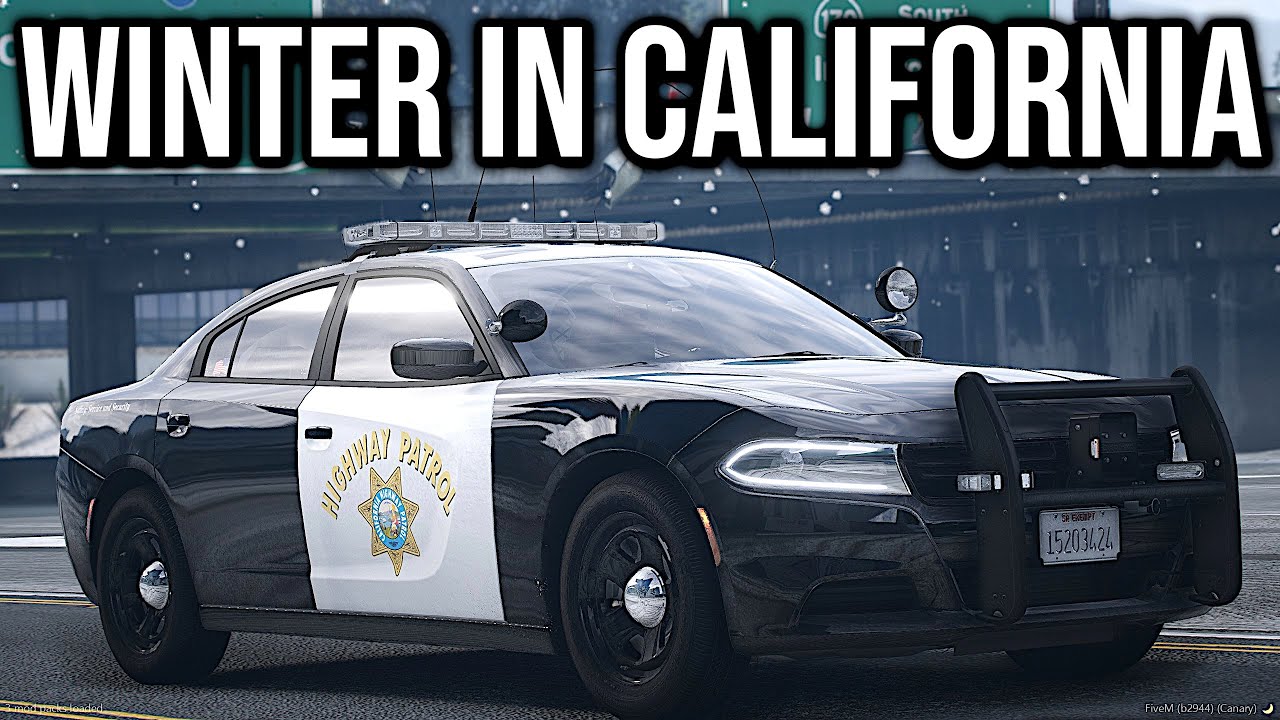 Winter in California! CHP Patrol - LA Reality RP