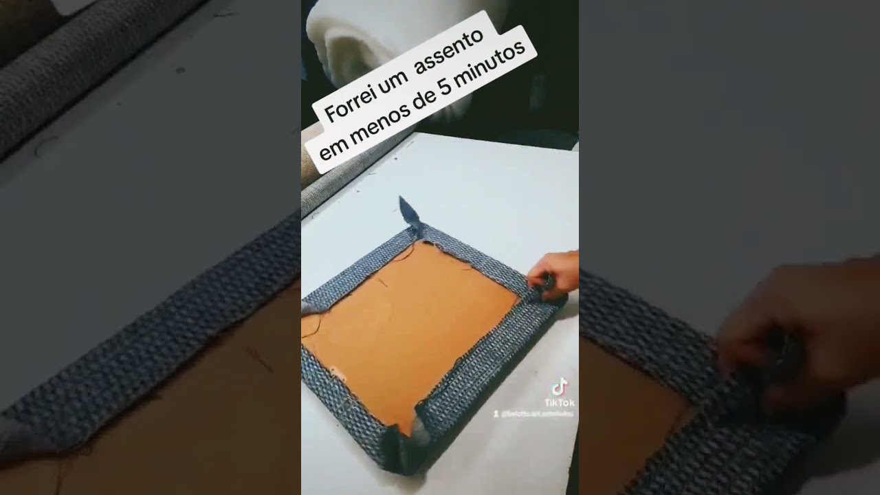 forração rápida de assento de cadeira