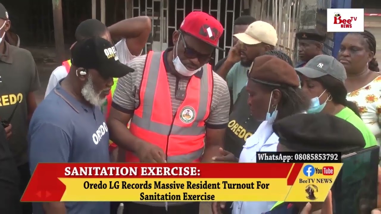 Oredo LG Records Massive Resident Turnout For Sanitation Exercise.