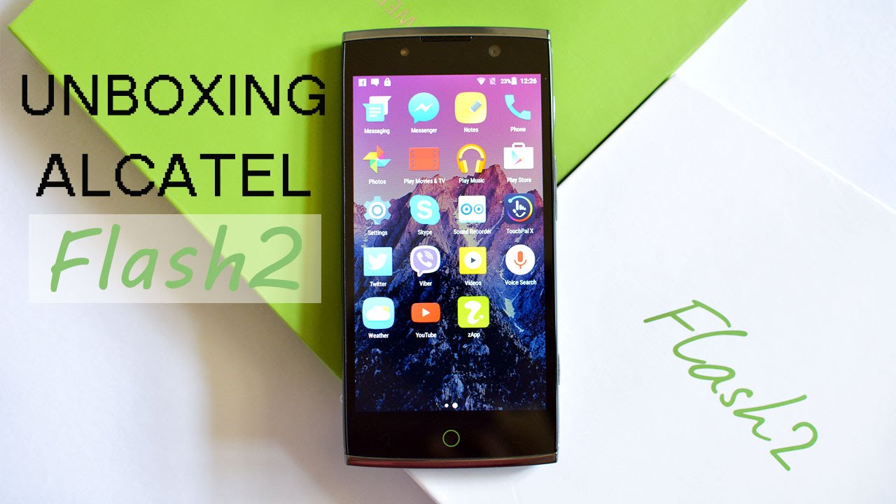 Unboxing & First Impressions: Alcatel Flash 2 | Gen-zelTV