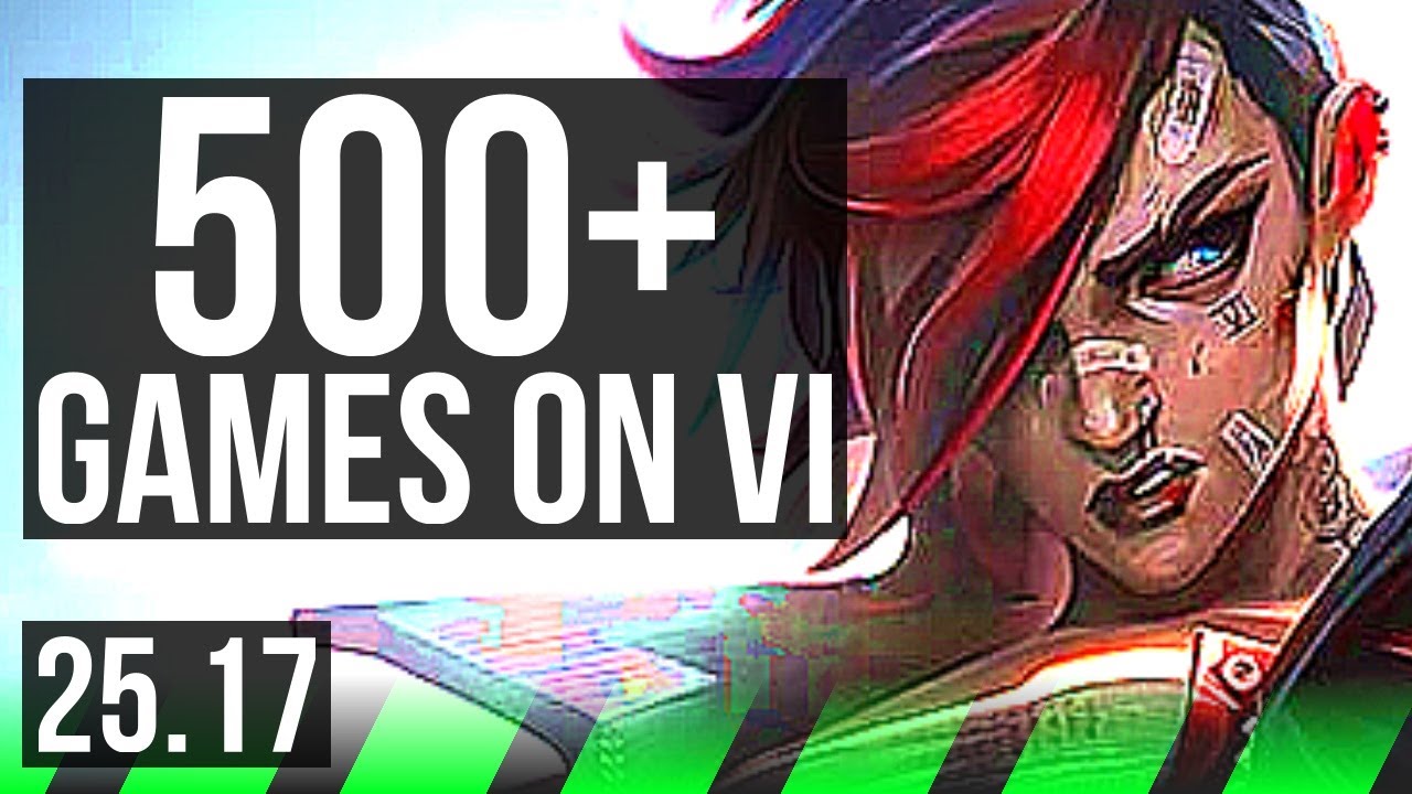 VI vs WARWICK (JGL) | 500+ games | KR Master | 25.17