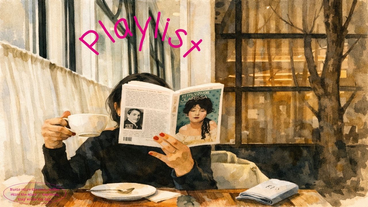 Кафе Playlist. Теплая атмосфера с момента входа 🤍❄️ Популярное кафе. Джаз-хоп · Поп · R&B