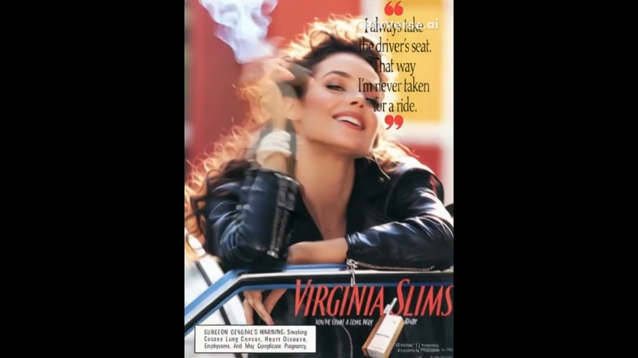 NEW Virginia Slims Cigarettes ad!! 🚬🚬