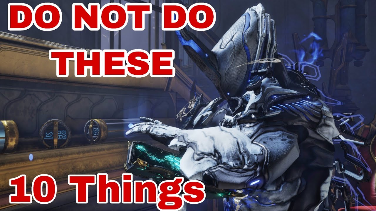 DO NOT MAKE THESE MISTAKES For New Warframe Players!!!!! 🚫⛔⚠️