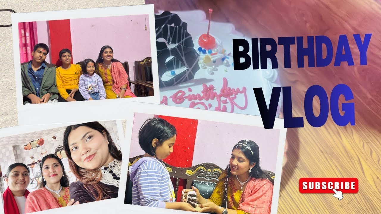 Birthday vlog || Birthday ko dina surprise pauda ramailo vayo || Birthday celebration with family 🎂🎊