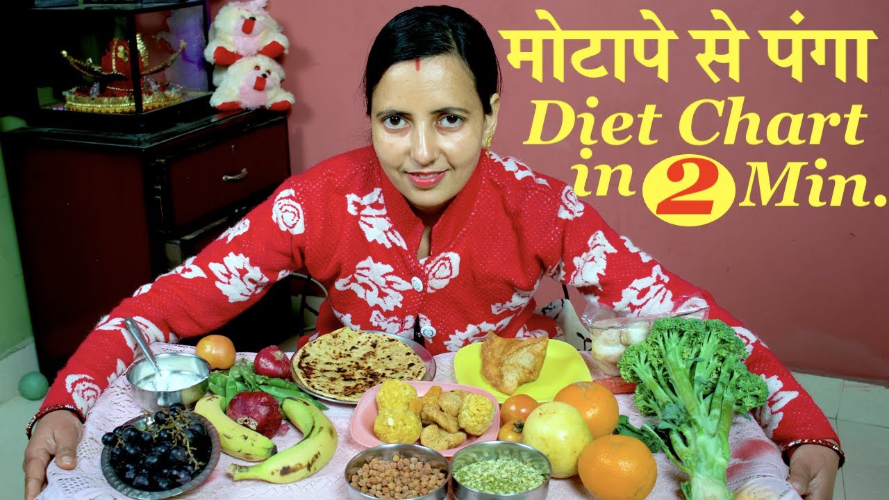Diet Chart ( 2 Min.) | Panga - Motape se | Best Formula | Keto Diet | Motapa Kam Kare