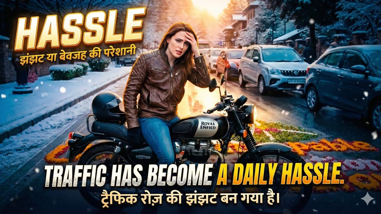 Learn Daily Use English With Movies. English Speaking Practice. Traffic has become a daily hassle.