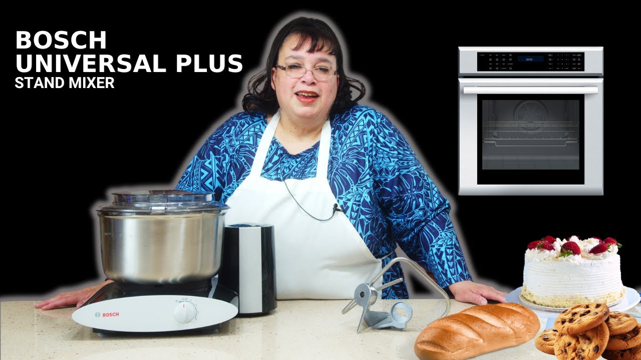 Bosch Universal Plus Stand Mixer | Black with Stainless Steel Bowl Upgrade