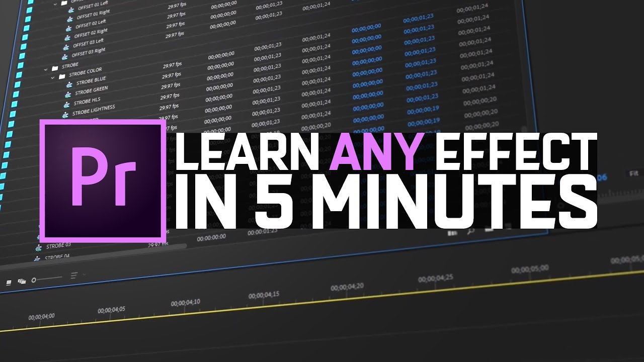 Learn ANY Effect In 5 MINUTES | Premiere Pro