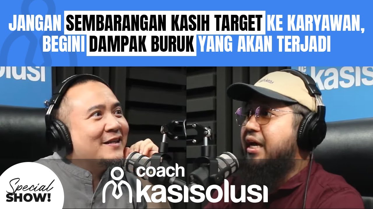 BAGAIMANA CARA MENENTUKAN “TARGET” YANG REALISTIS UNTUK KARYAWAN - Coach Rene Suhardono