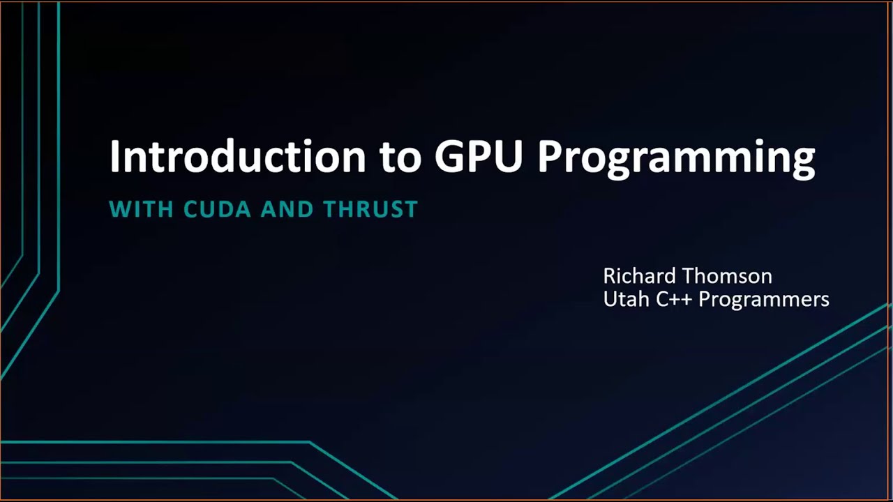 Introduction to GPU Programming with CUDA and Thrust
