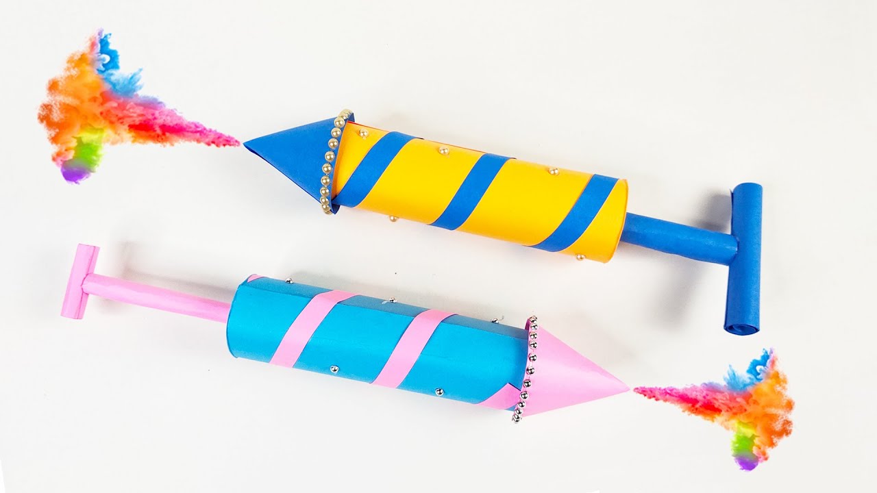 Holi Craft Idea | Paper Pichkari |Craft train