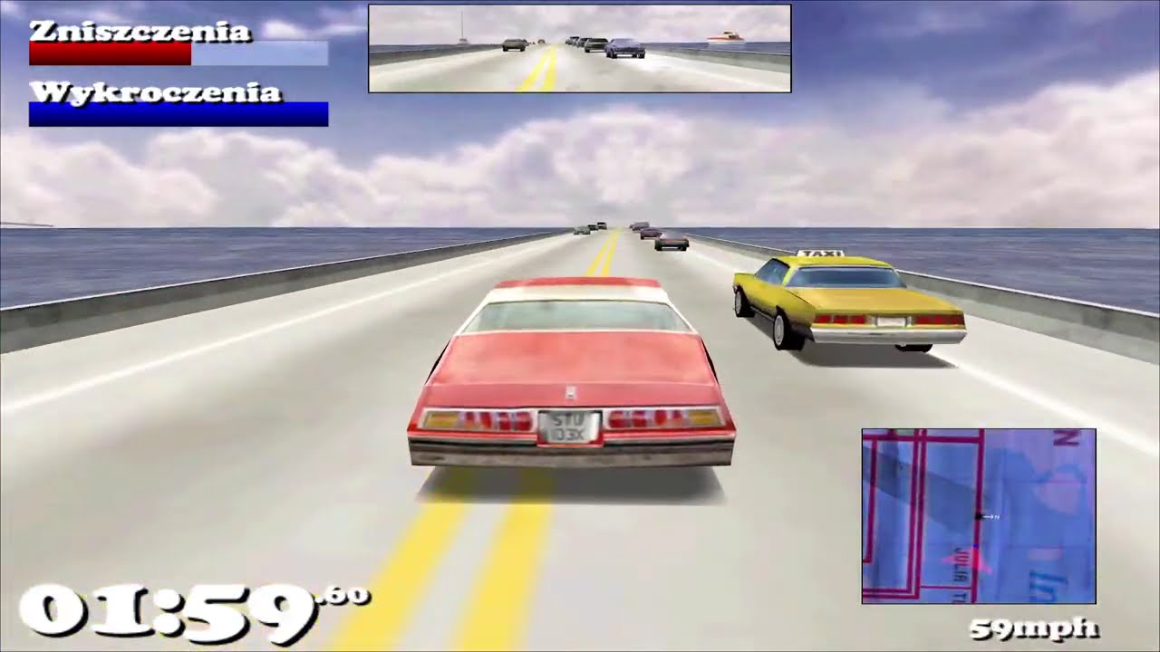 Driver (1999 PL) PC  #1 tajny Tanner i jego wózek (garaż ukradli)