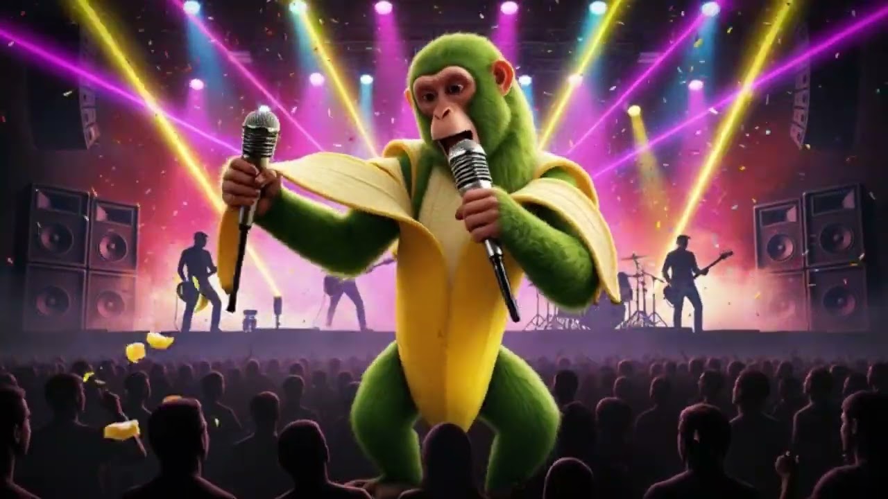 SCIMPANZINI BANANINI concerto | Canzoni per bambini