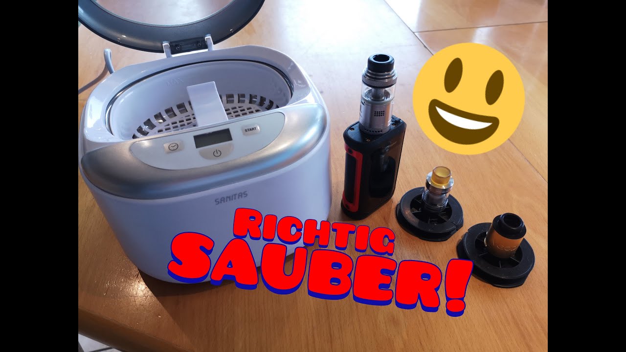 Verdampfer reinigen! (mit dem Ultraschallreiniger)
