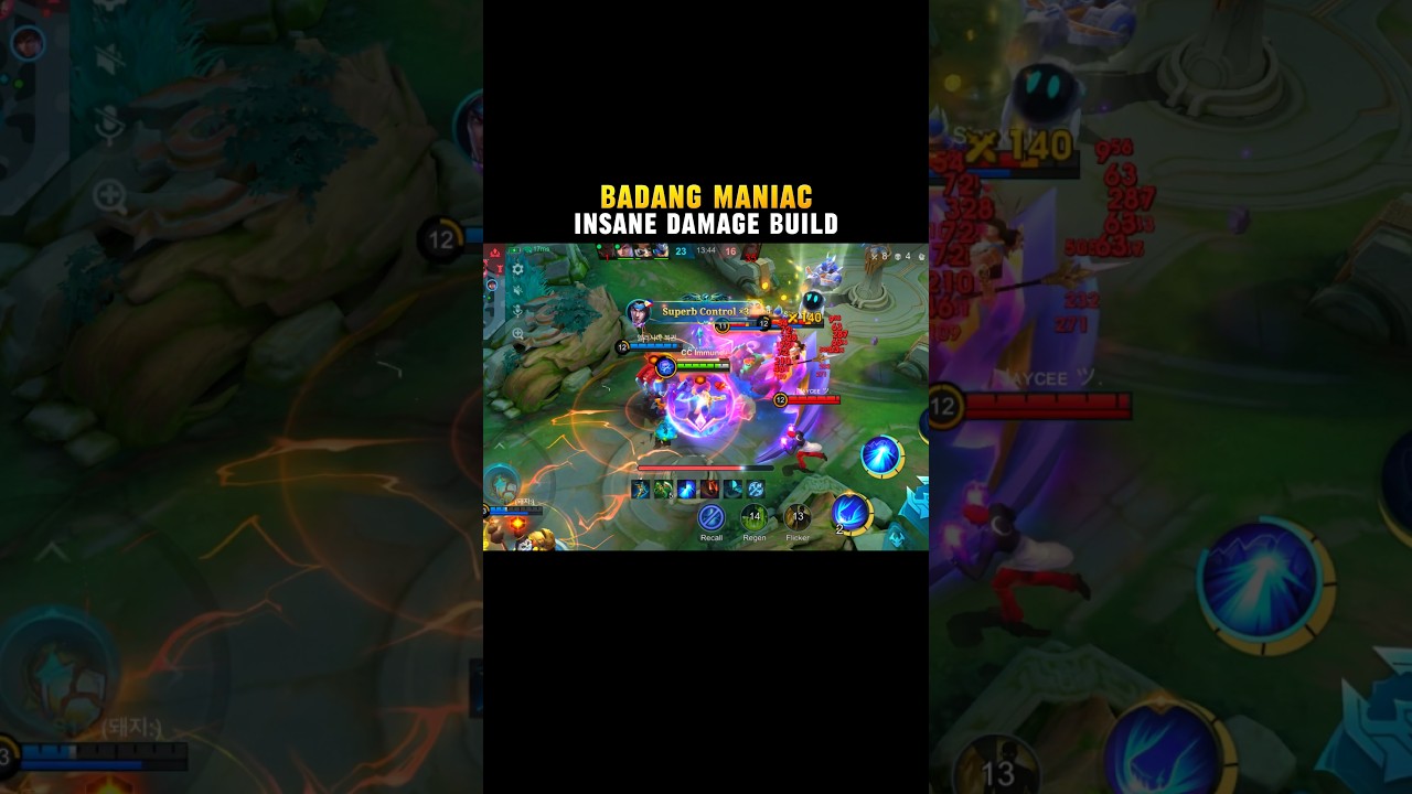 Маньяк Баданг! Безумный билд на урон! #mobilelegends #mlbb