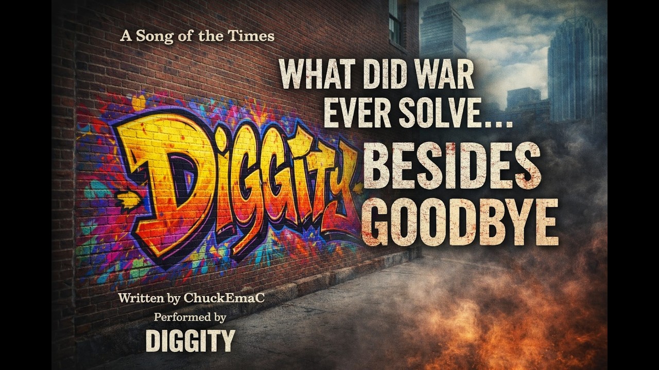 What Did War Ever Solve? (Besides Goodbye) – Diggity Official Music Video