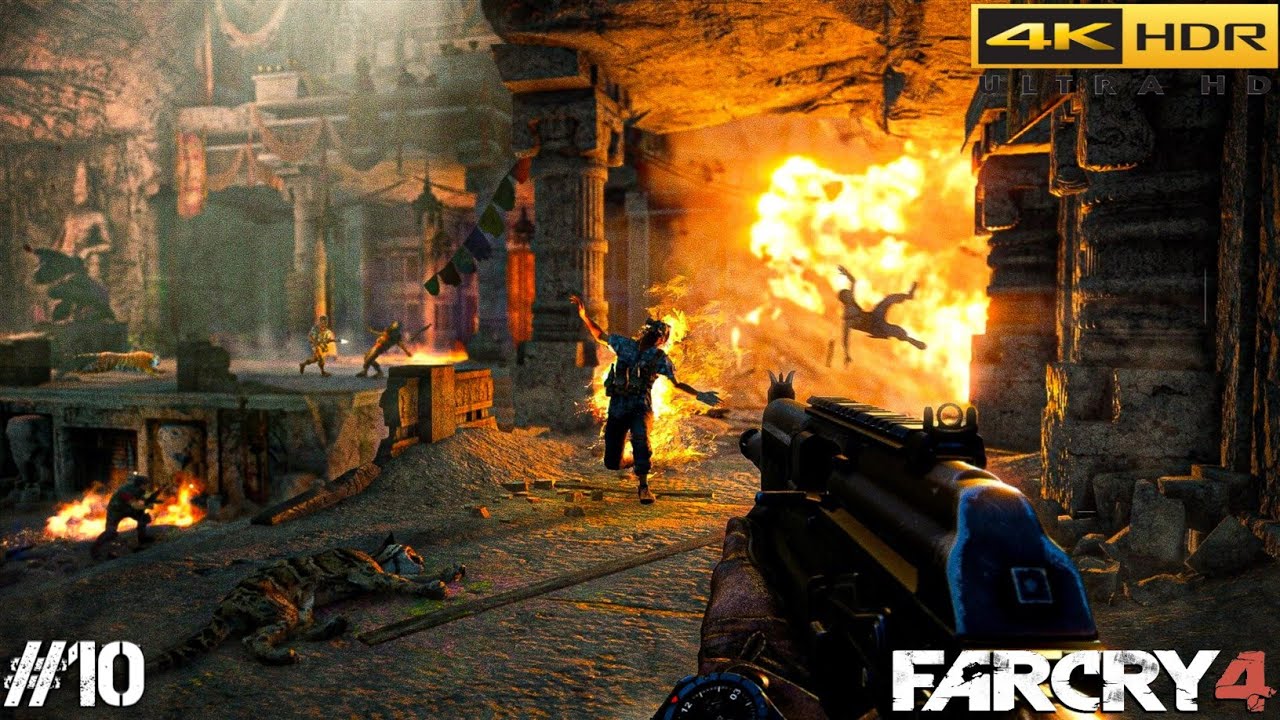 Far cry 4: The Mouth of Madness, Ultra Realistic gameplay [4K 60 FPS] Mission 10 