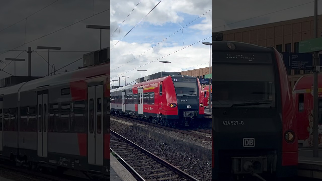 Neue K&ouml;lner S-Bahn Br 424 027 + 001 in Messe/ Deutz #k&ouml;ln #zug #train #br424 #sbahn #quitschi